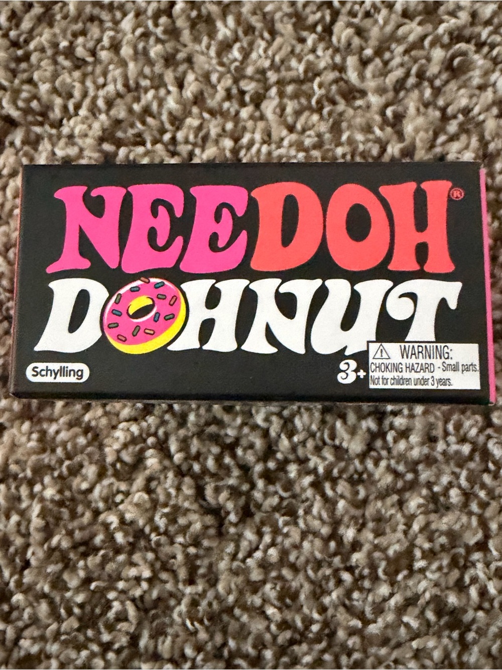 NEW Needoh Donut blue Frosting pink base squishy Toy - Picture 5 of 5